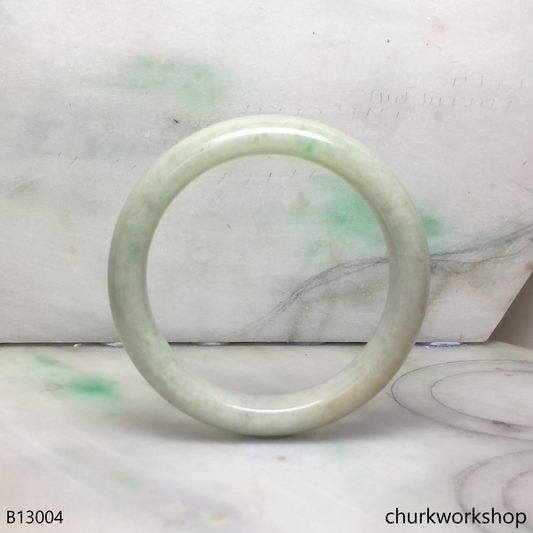 Light green jade bangle