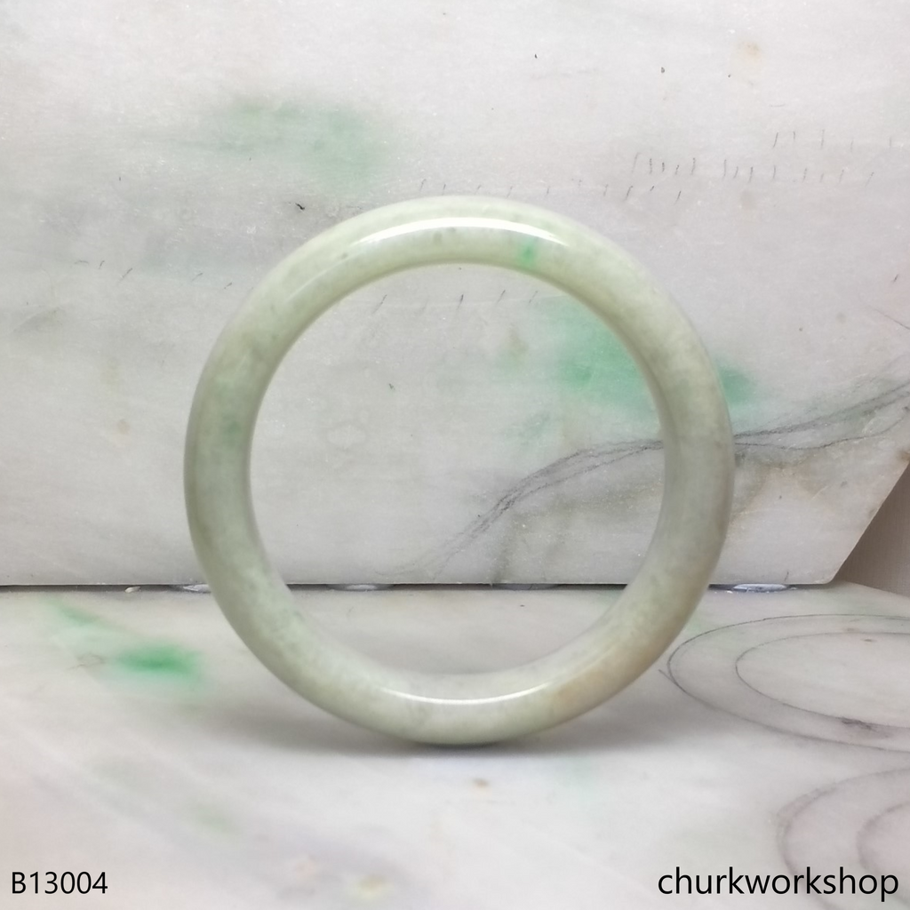 Light green jade bangle Churk Work Shop