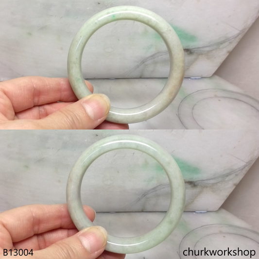 Light green jade bangle