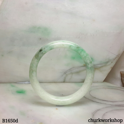 Spinach green jade bangle