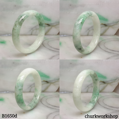 Spinach green jade bangle