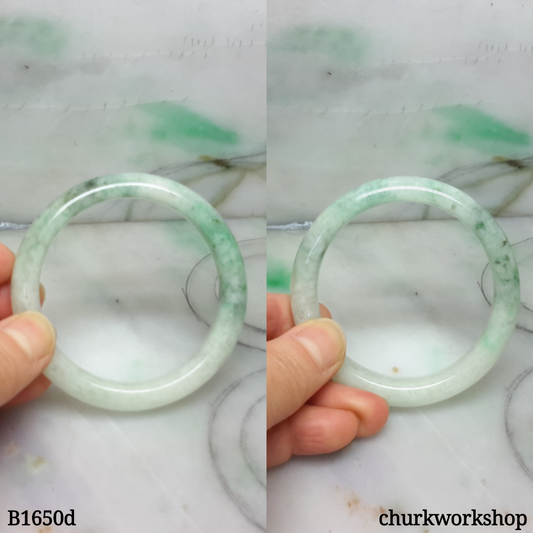 Spinach green jade bangle
