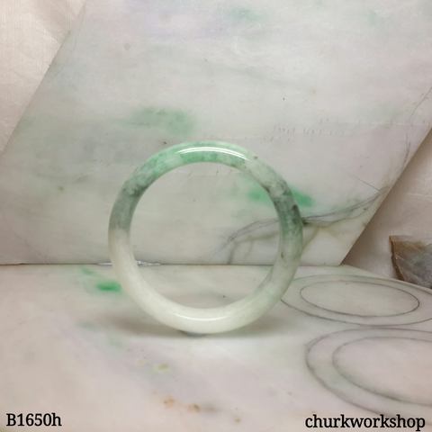 Spinach green jade bangle