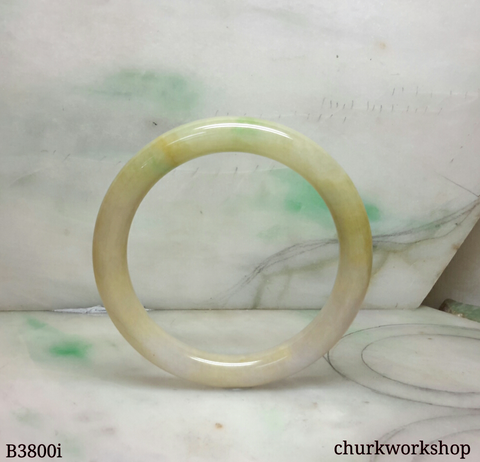 Yellow jade bangle