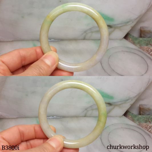 Yellow jade bangle