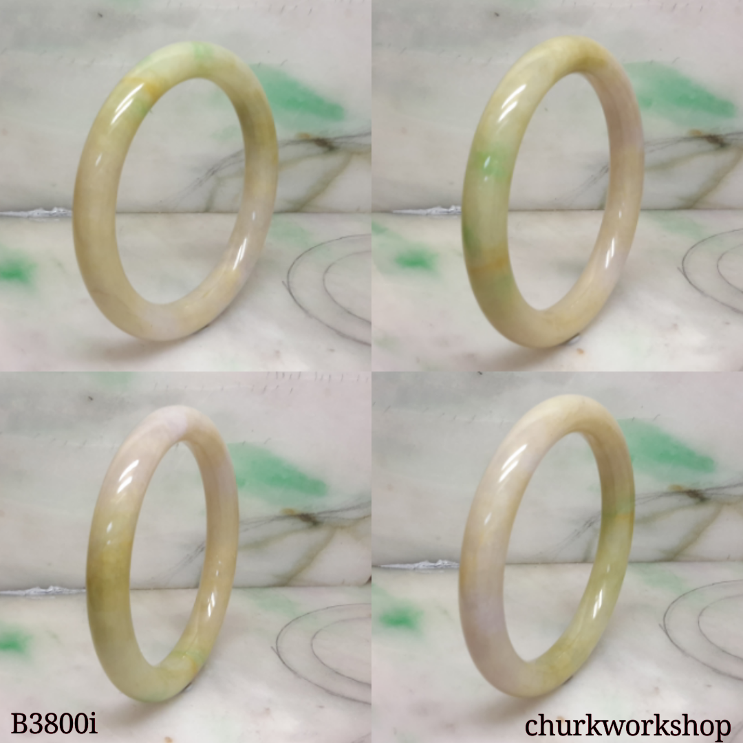 Yellow jade bangle