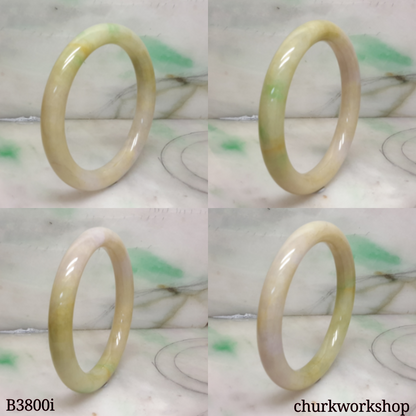 Yellow jade bangle