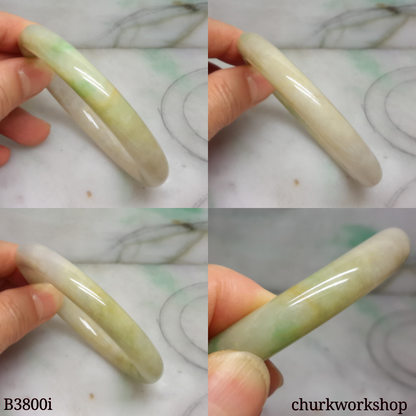 Yellow jade bangle