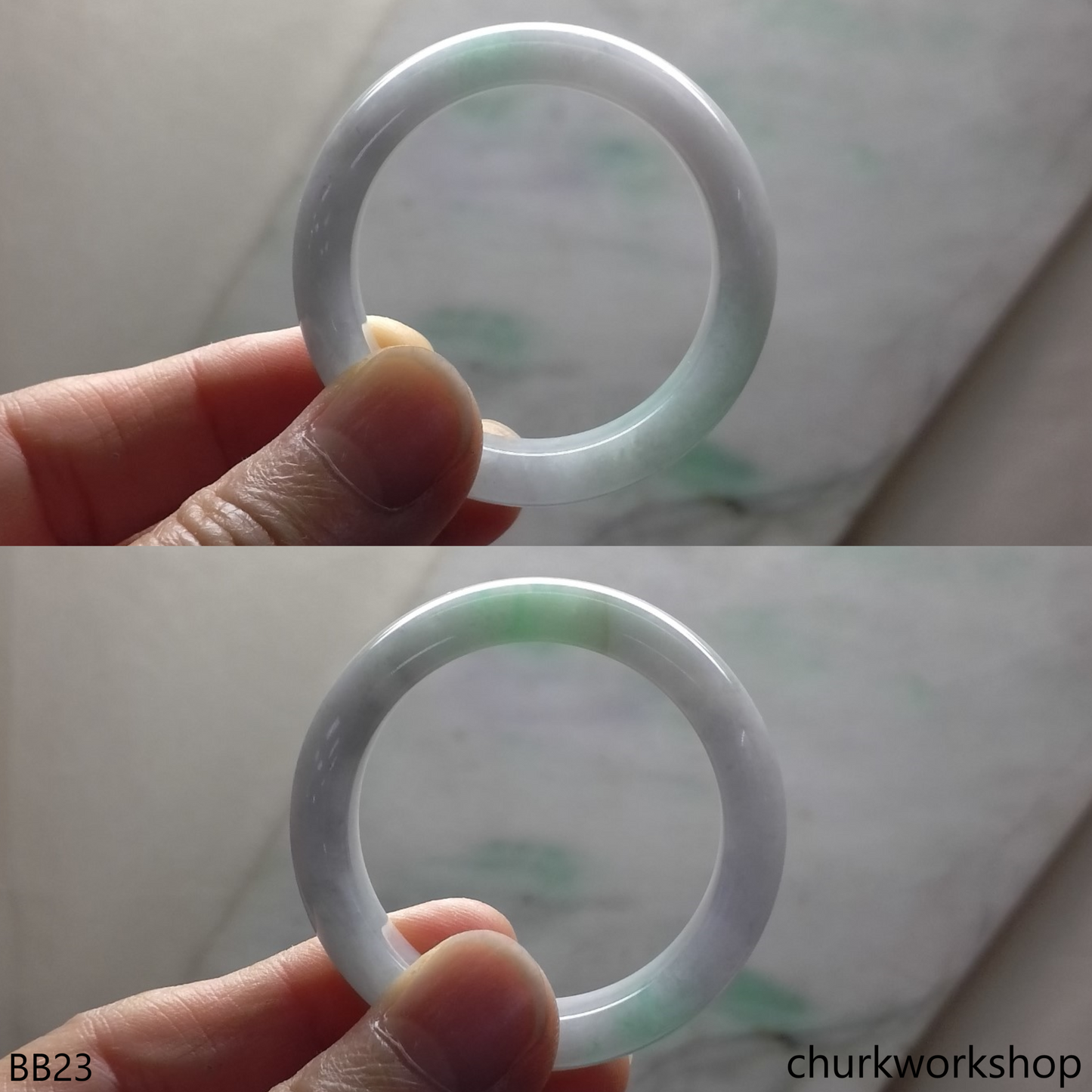 Baby jade bangle