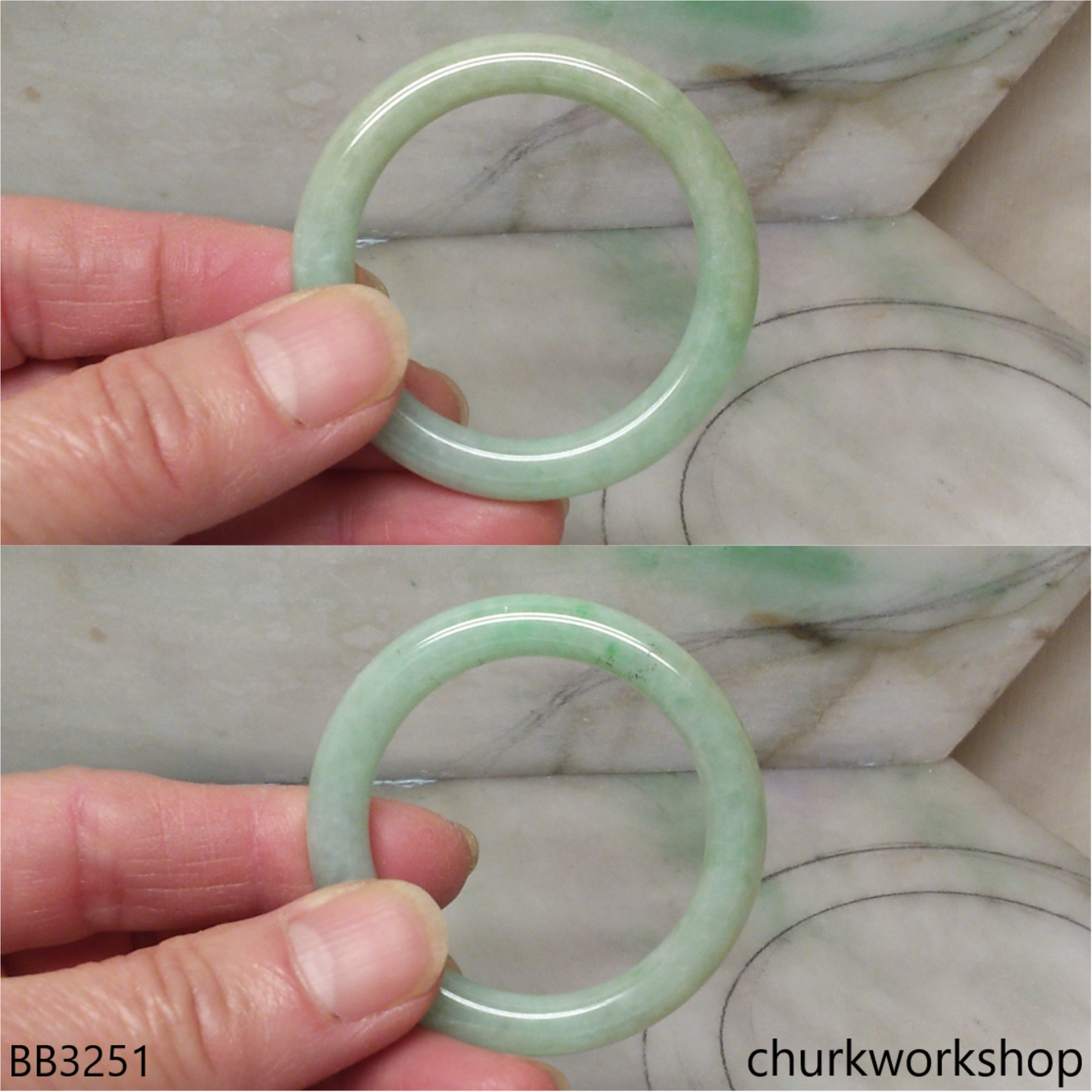 Light green baby bangle
