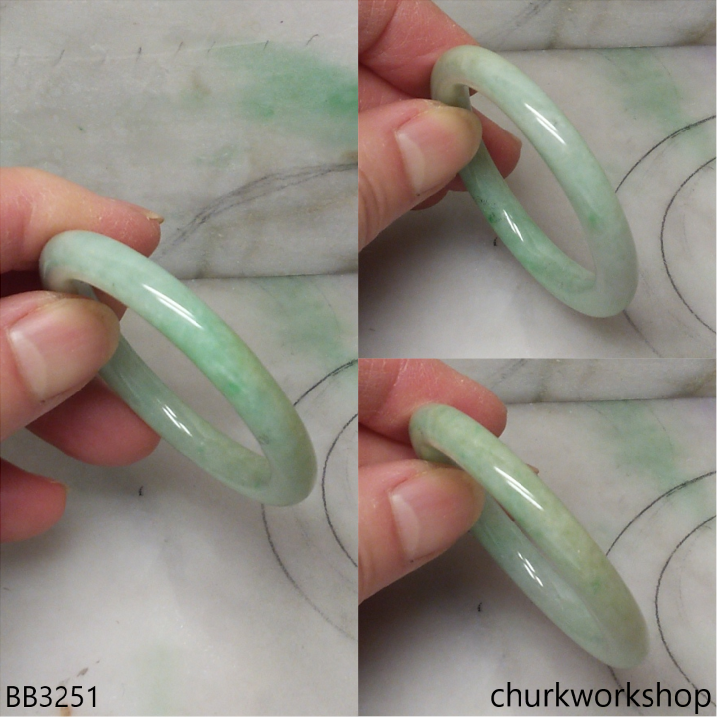 Light green baby bangle