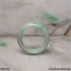 Light green with splotches green baby bangle