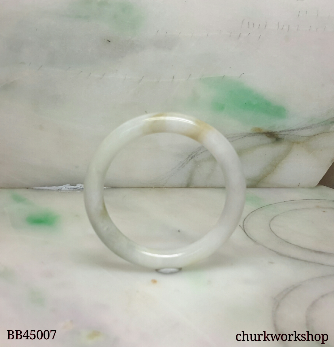 Pale lavender mix yellow splotches baby bangle