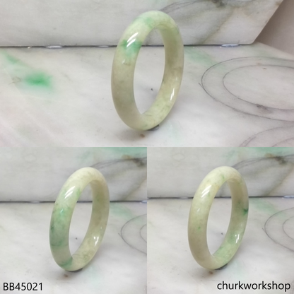 Light green with splotches green baby bangle