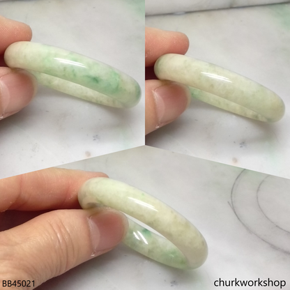 Light green with splotches green baby bangle