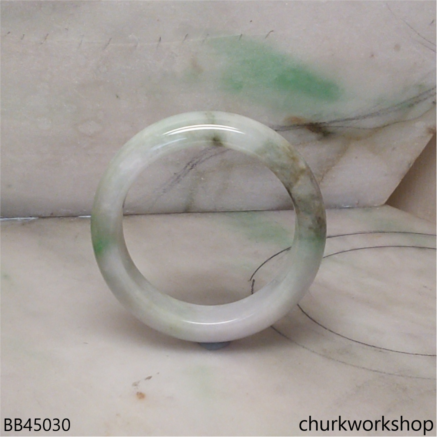 Mix color jade baby bangle