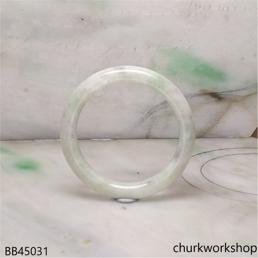 Pale green jade children bangle