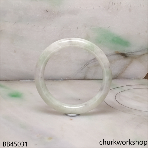 Pale green jade children bangle
