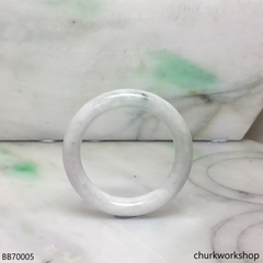 Pale lavender with splotches green baby bangle