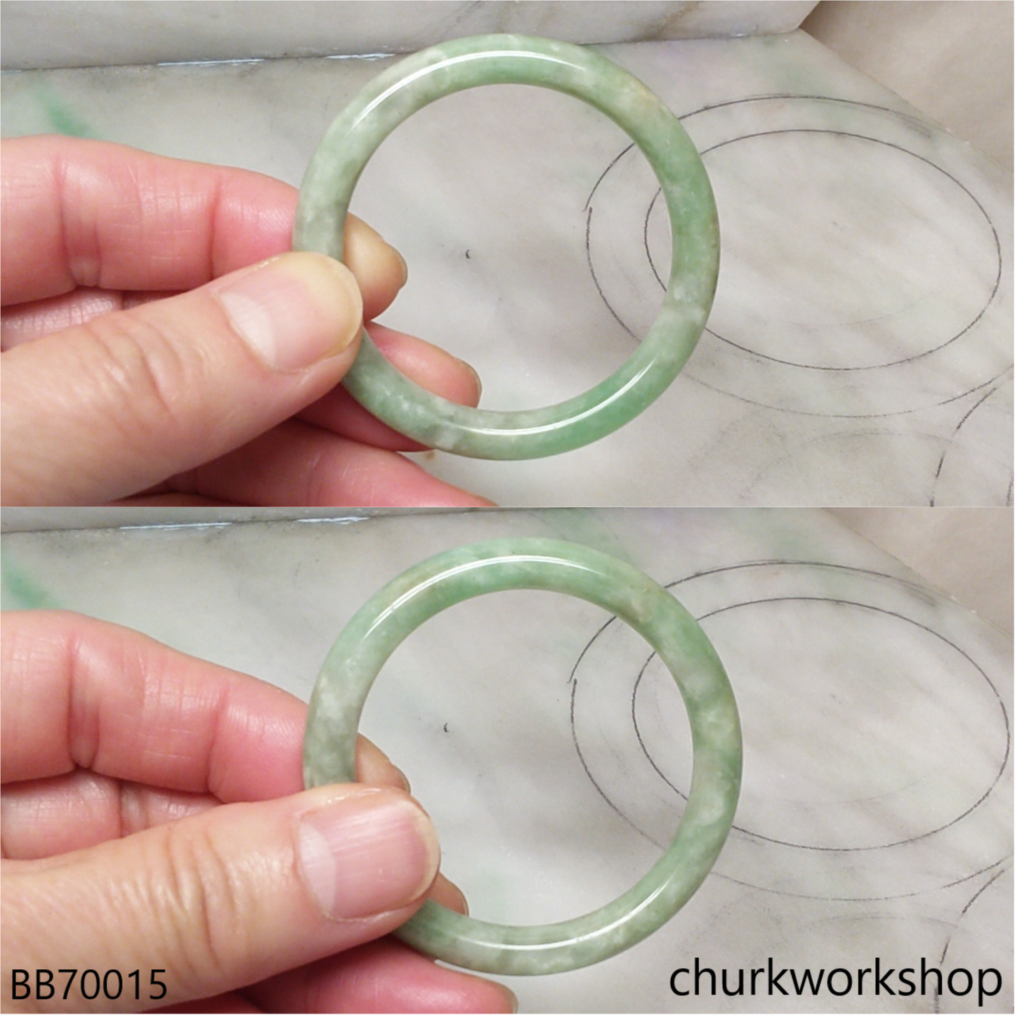 Light green baby bangle