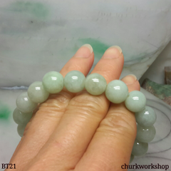 Light green beads bracelet