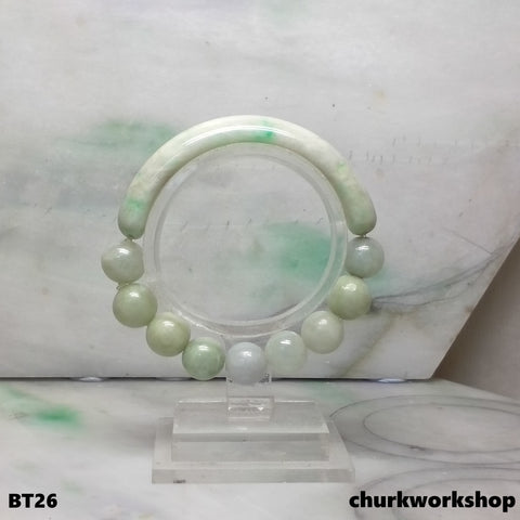 Light green beads bracelet