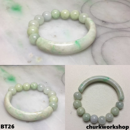 Light green beads bracelet