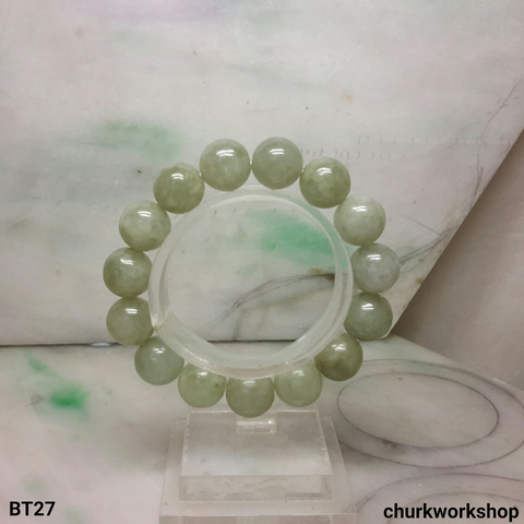 Light green beads bracelet