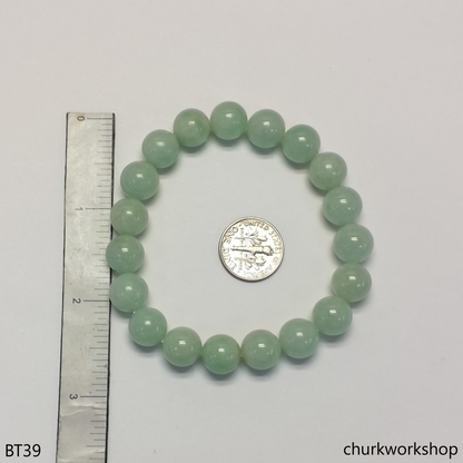 Light green beads bracelet