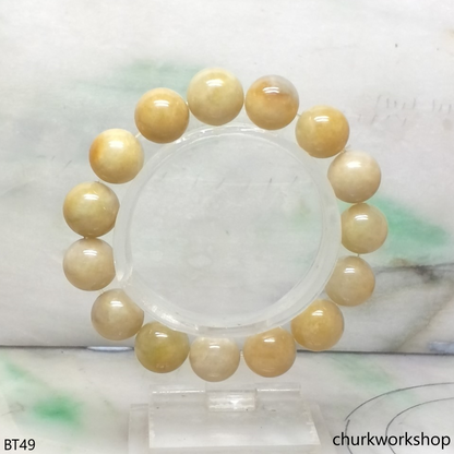 Honey red beads bracelet