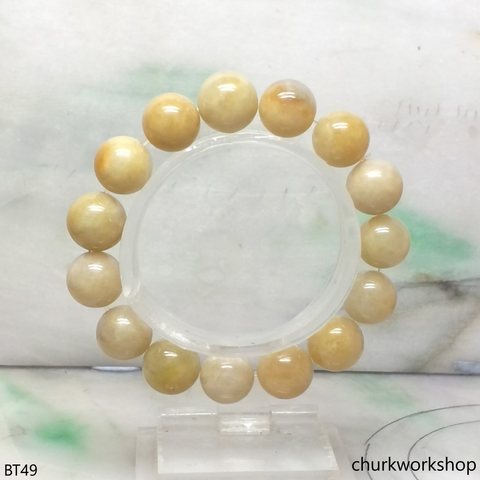 Honey red beads bracelet