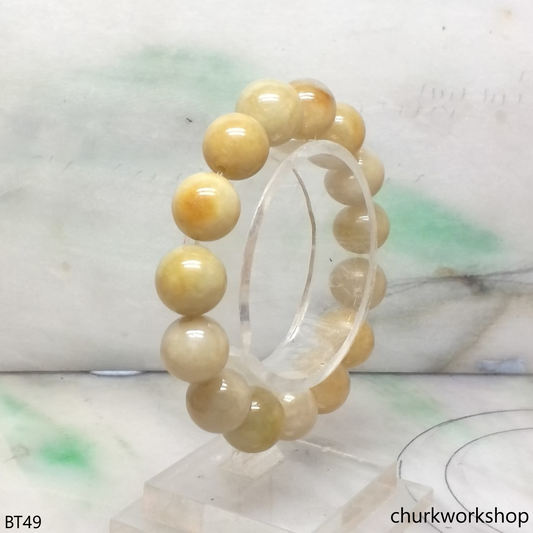 Honey red beads bracelet