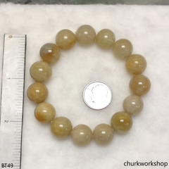 Honey red beads bracelet