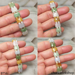 Multi color beads bracelet