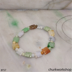 Multi color (卍 wàn) beads bracelet