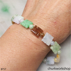 Multi color (卍 wàn) beads bracelet