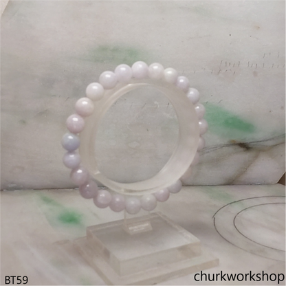 Light lavender beads bracelet