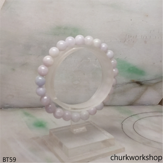 Light lavender beads bracelet