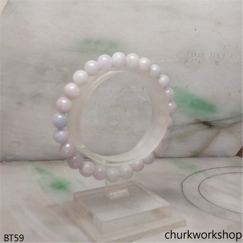 Light lavender beads bracelet