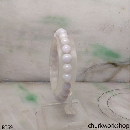 Light lavender beads bracelet