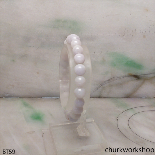 Light lavender beads bracelet