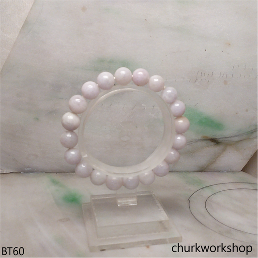 Light lavender beads bracelet
