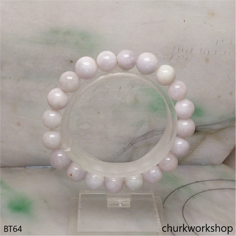 Light lavender beads bracelet