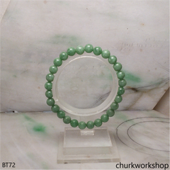Green beads jade bracelet