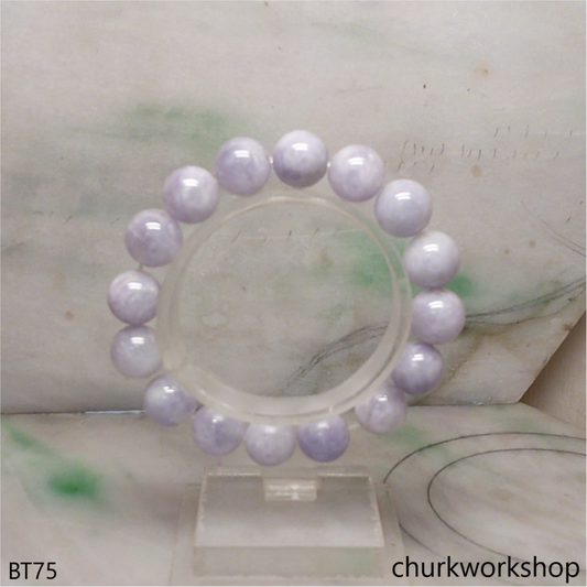 Lavender beads bracelet
