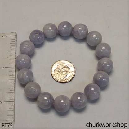 Lavender beads bracelet