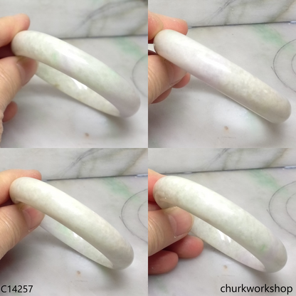 Pale green base with green jade bangle