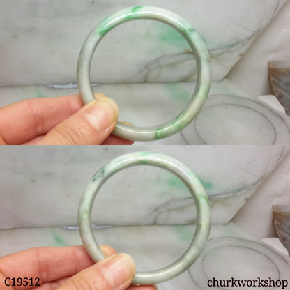 Mix color jade bangle