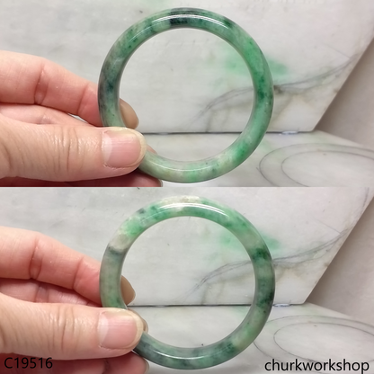 Mix color jade bangle