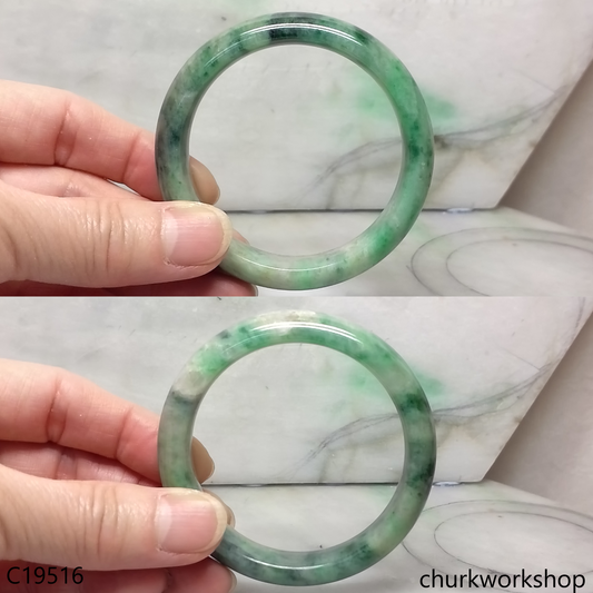 Mix color jade bangle